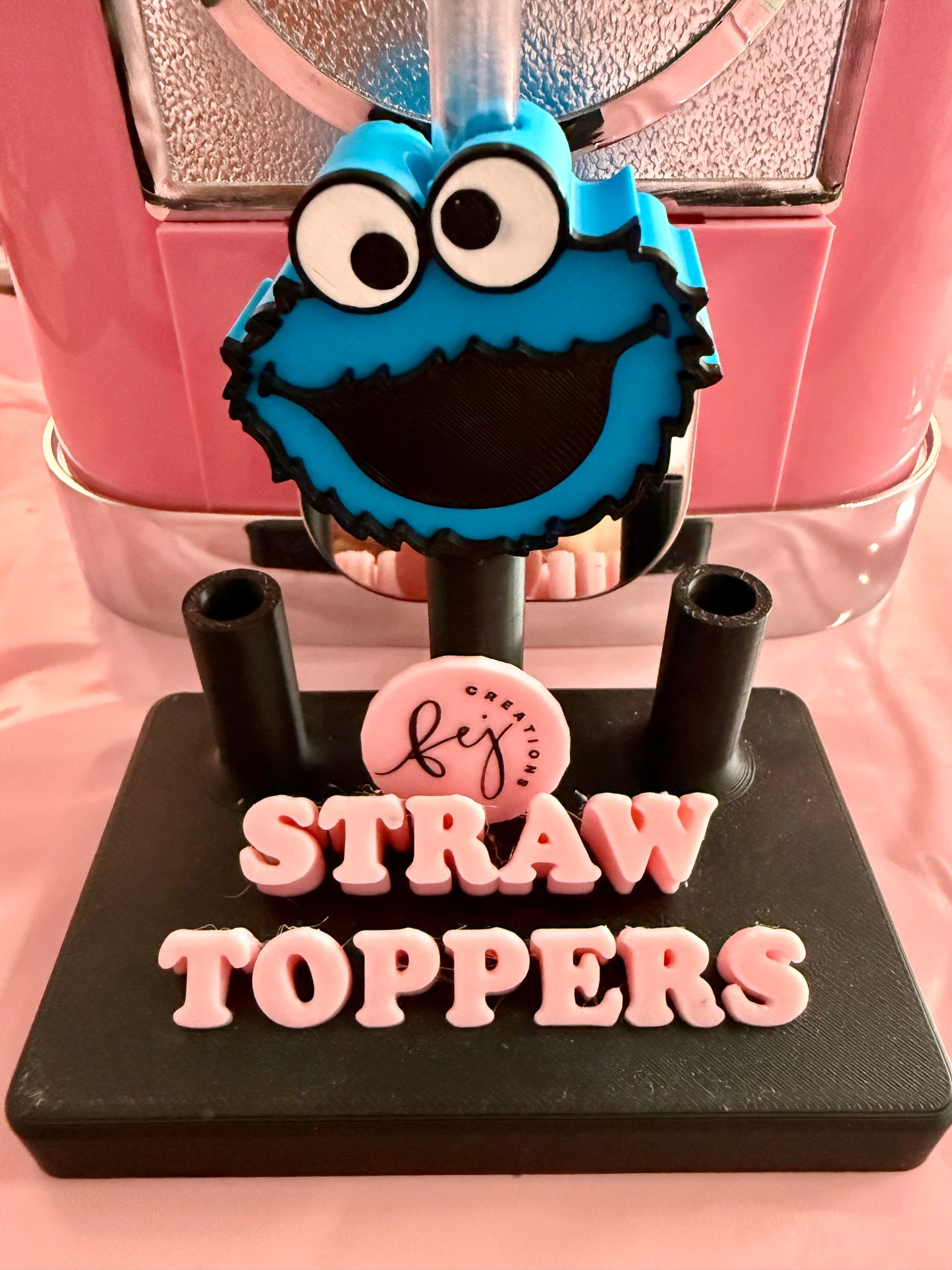 Cookie Guy Straw Topper