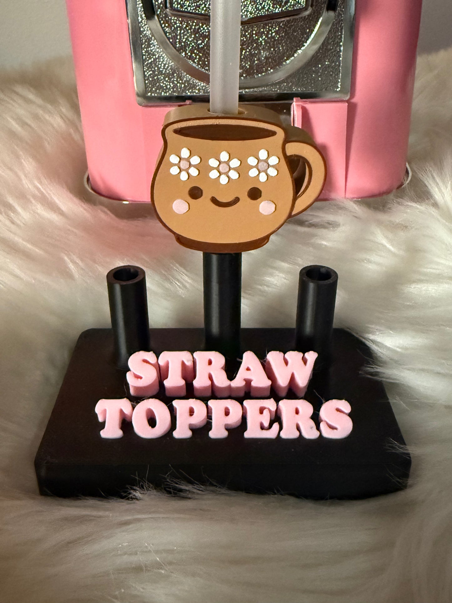 Floral Jarrito Straw Topper