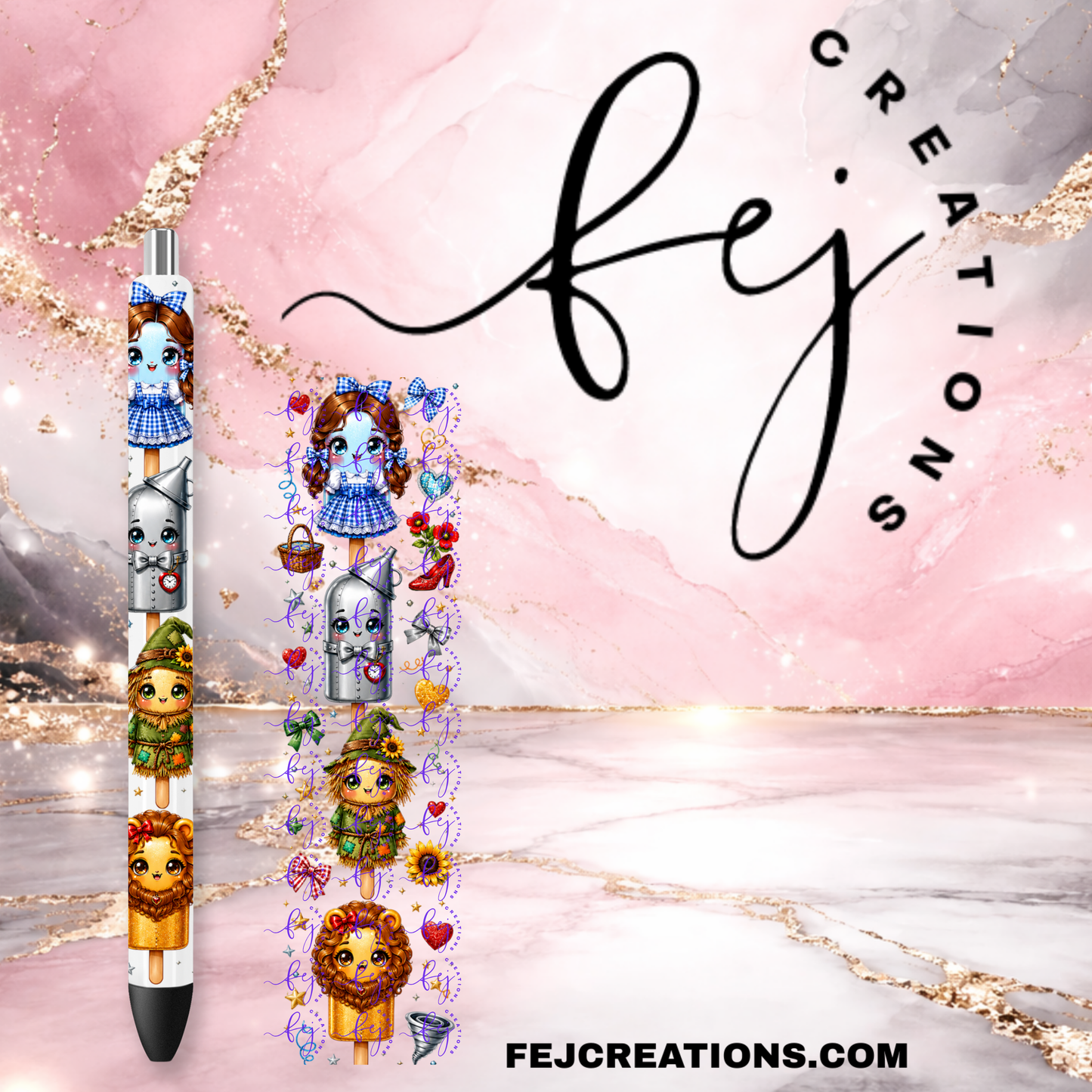 Over The Rainbow Pops Pen Wrap