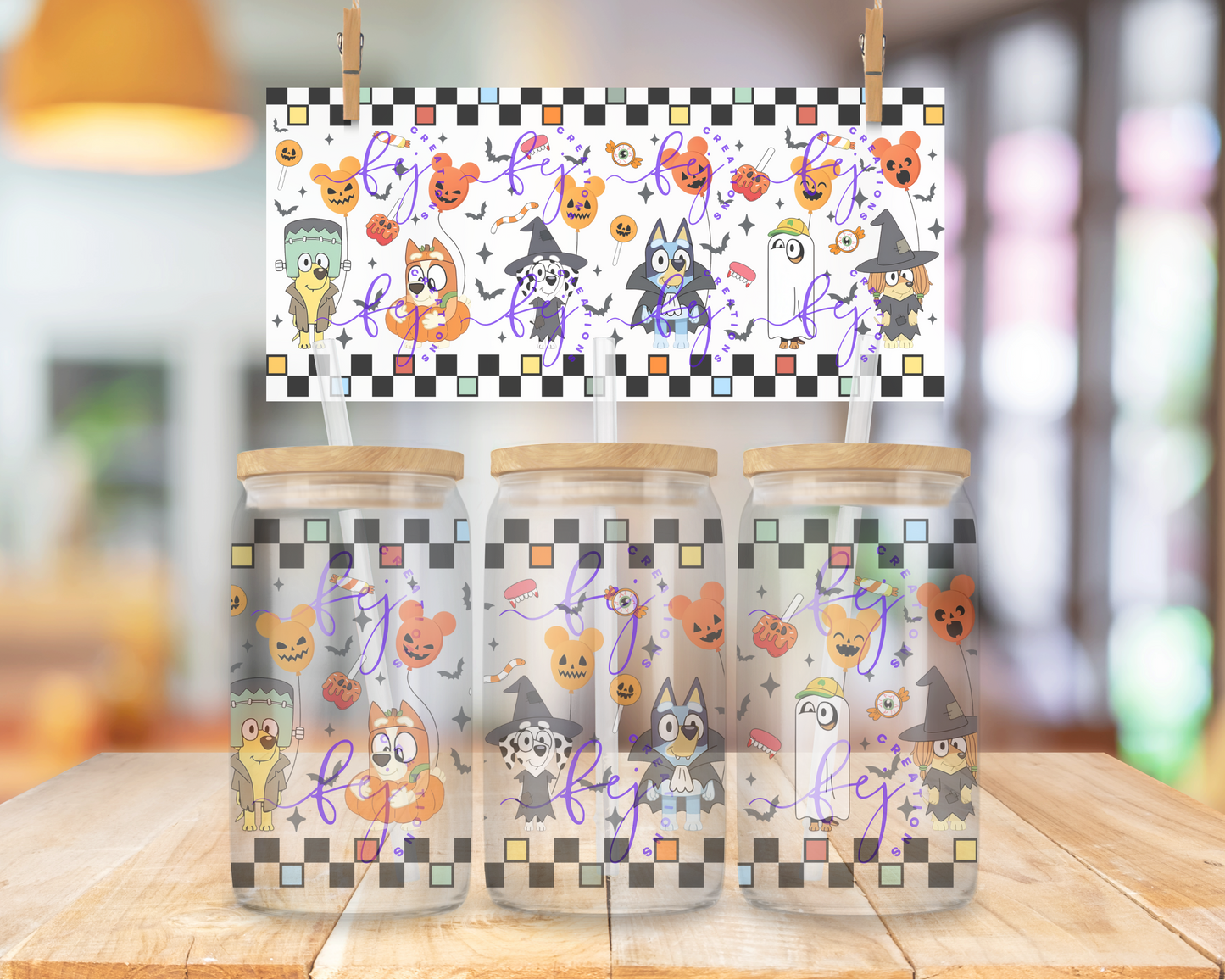 Spooky Healer Squad 16oz UV DTF Cup Wrap