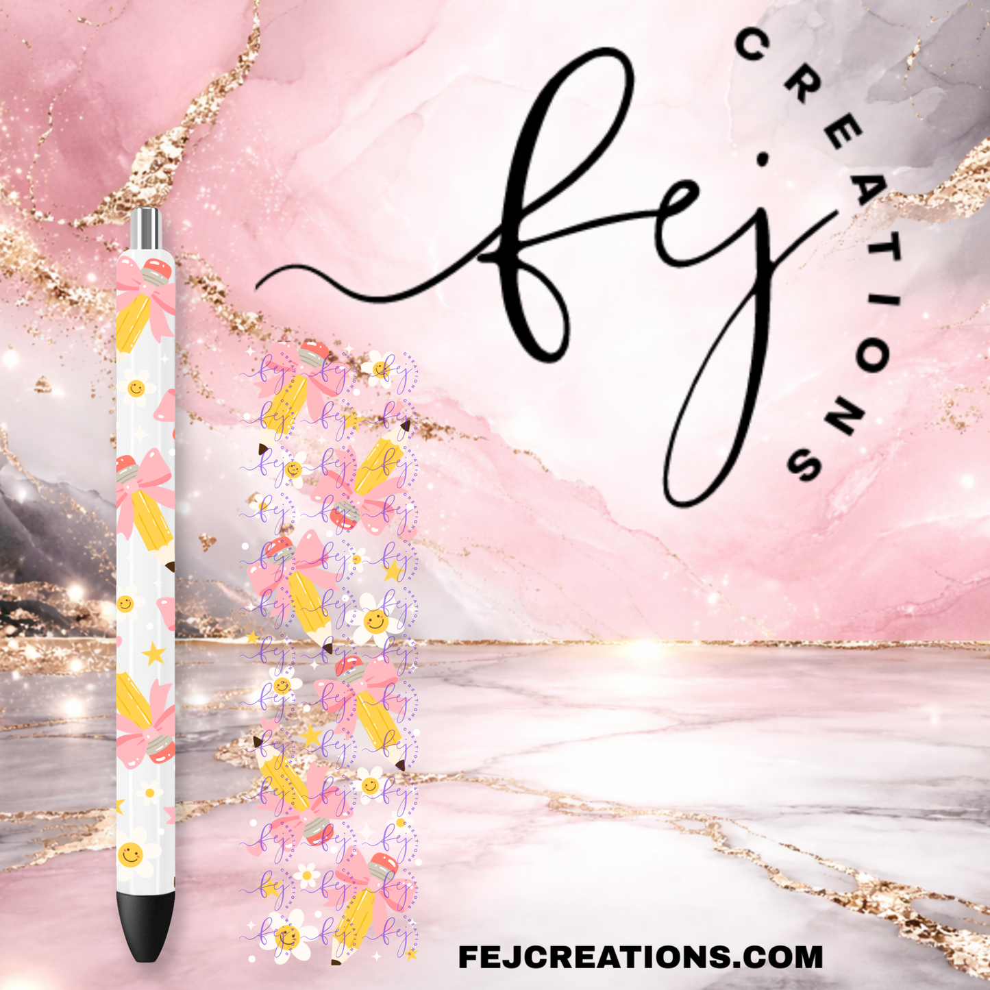 Sweet Pencil Coquette Pen Wrap