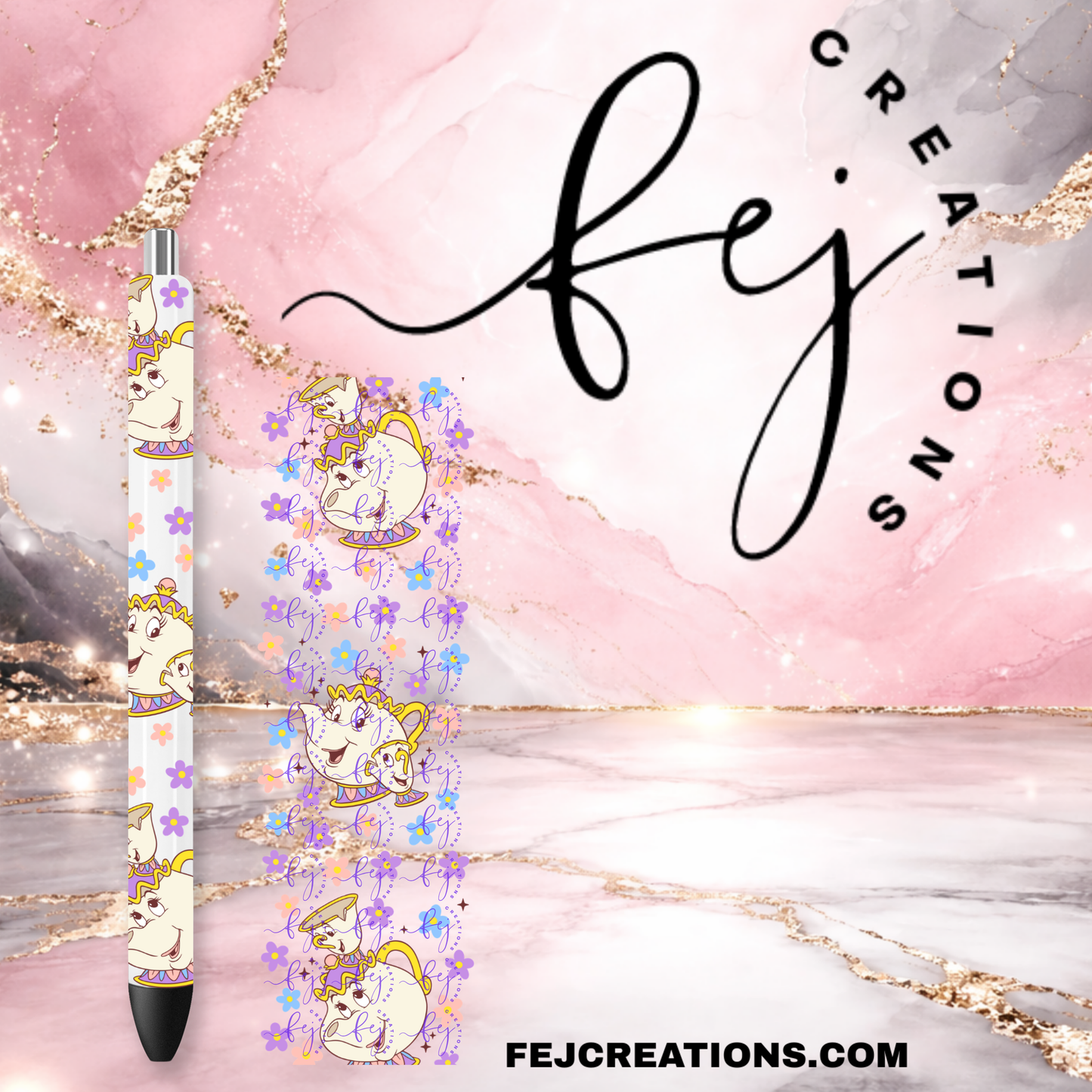 Tea Time Treasures Pen Wrap