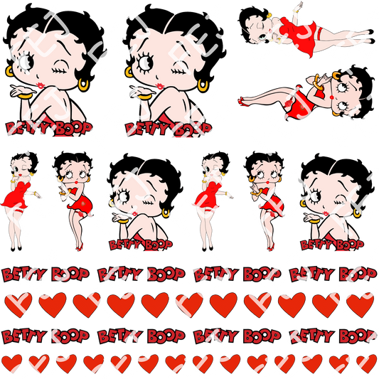 BETTY UV DTF SHEET