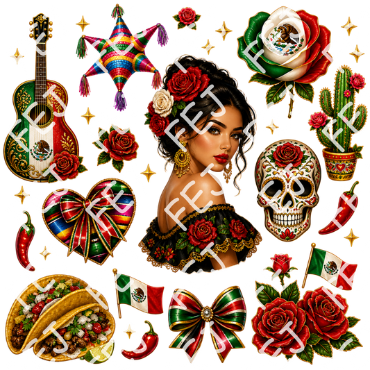 MEXICO UV DTF SHEET