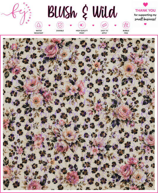 Blush & Wild Pattern Vinyl