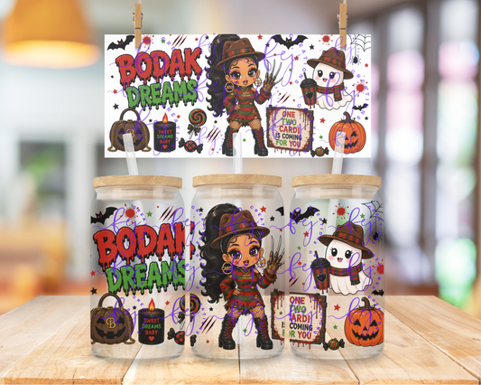 Bodak Dreams 16oz UV DTF Cup Wrap