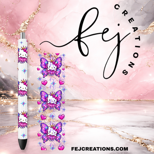 Butterfly Dream Kitty Pen Wrap