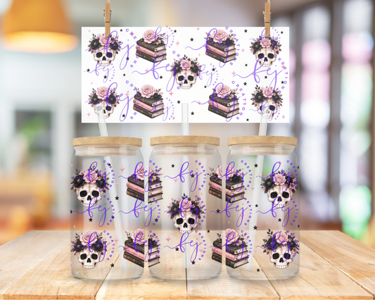 Dark Academia 16oz UV DTF Cup Wrap
