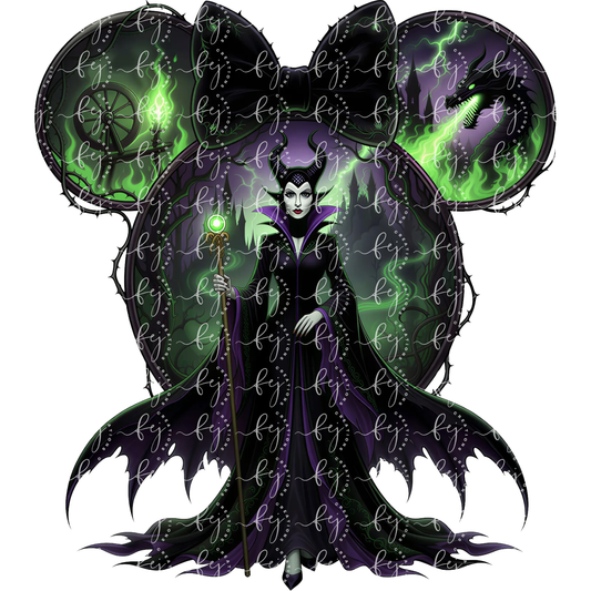 Dragons Curse UV DTF Decal