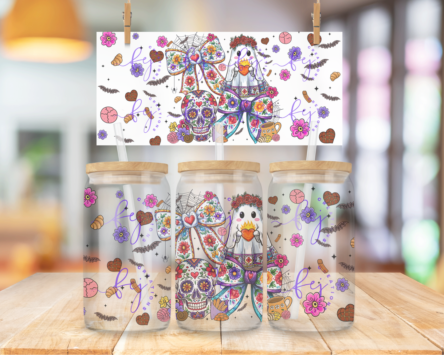 Dulce & Deadly Dreams 16oz UV DTF Cup Wrap