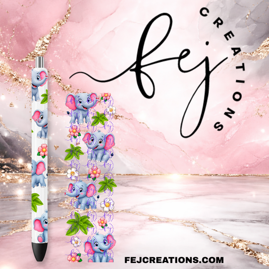 Elephant Blossom Pen Wrap