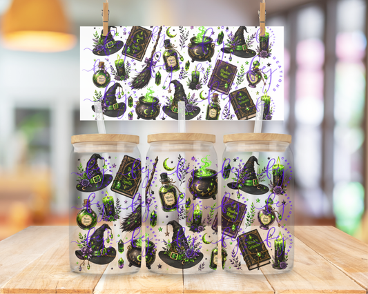 Emerald Enchantments 16oz UV DTF Cup Wrap
