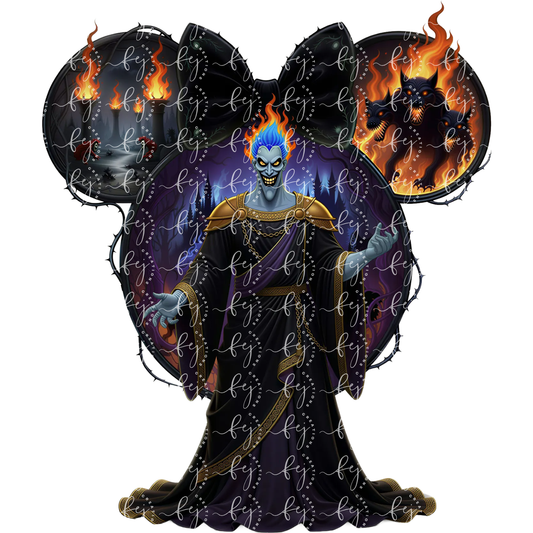 Flames of The Underworld UV DTF Decal