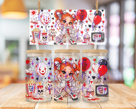 Float With Me Darling 16oz UV DTF Cup Wrap