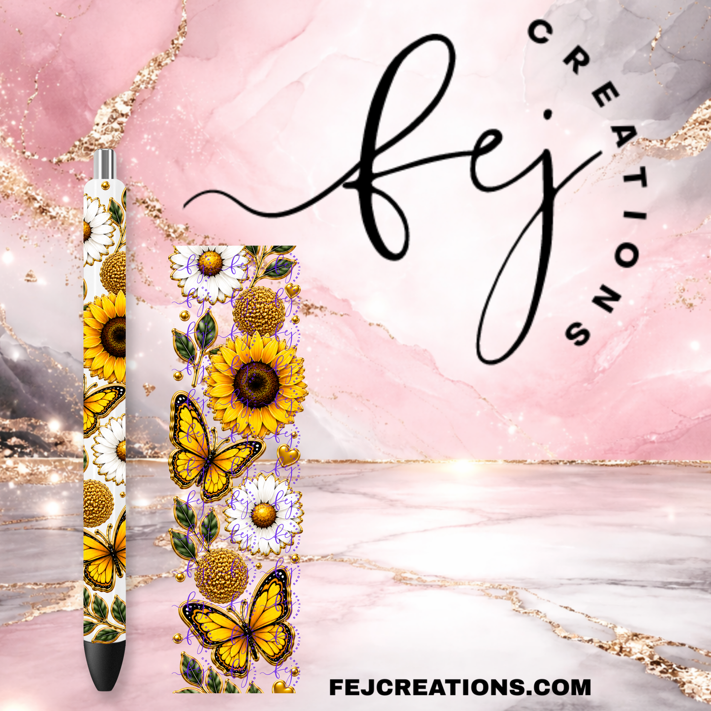 Golden Garden Glow Pen Wrap