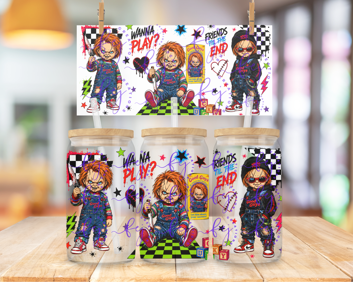 Good Guy Gone Bad 16oz UV DTF Cup Wrap
