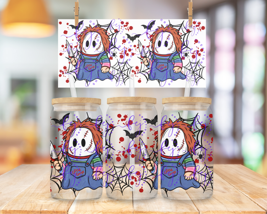 Good Guy Stitched Ghost 16oz UV DTF Cup Wrap