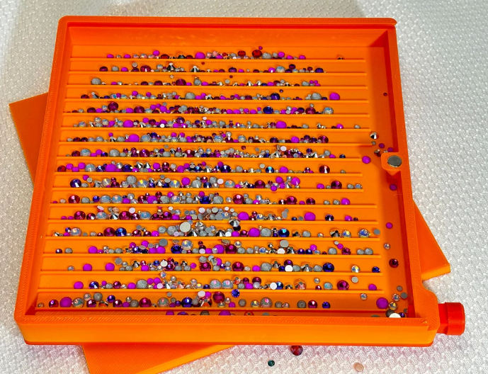 Custom Rhinestone Tray Lid UV DTF Decal