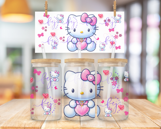 HK Heart 16oz UV DTF Cup Wrap