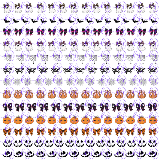 Halloween Pen Elements 1 UV DTF SHEET