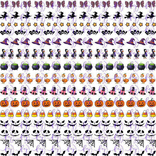 Halloween Pen Elements 2 UV DTF SHEET