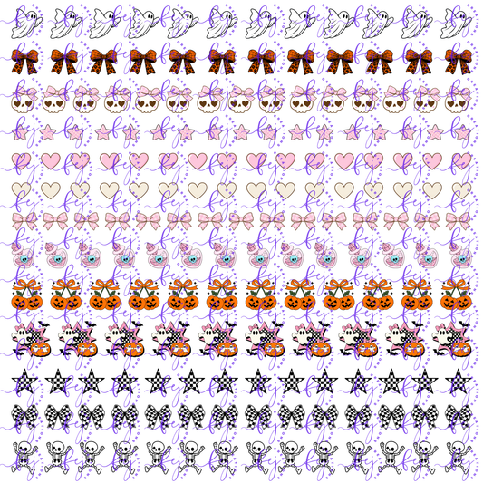 Halloween Pen Elements 3 UV DTF SHEET