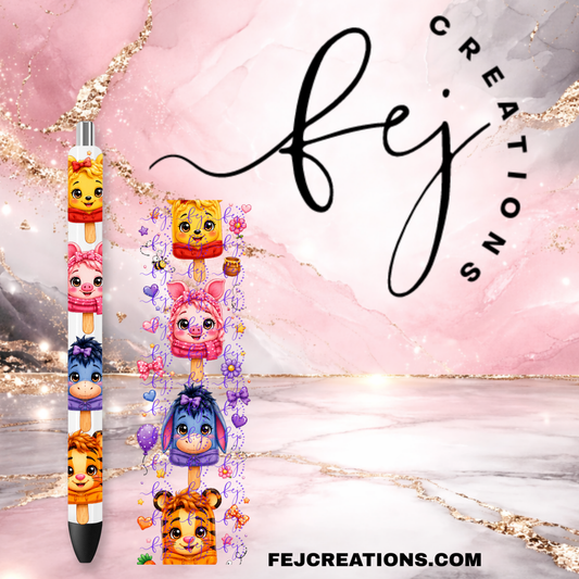 Honey Bear Pops Pen Wrap