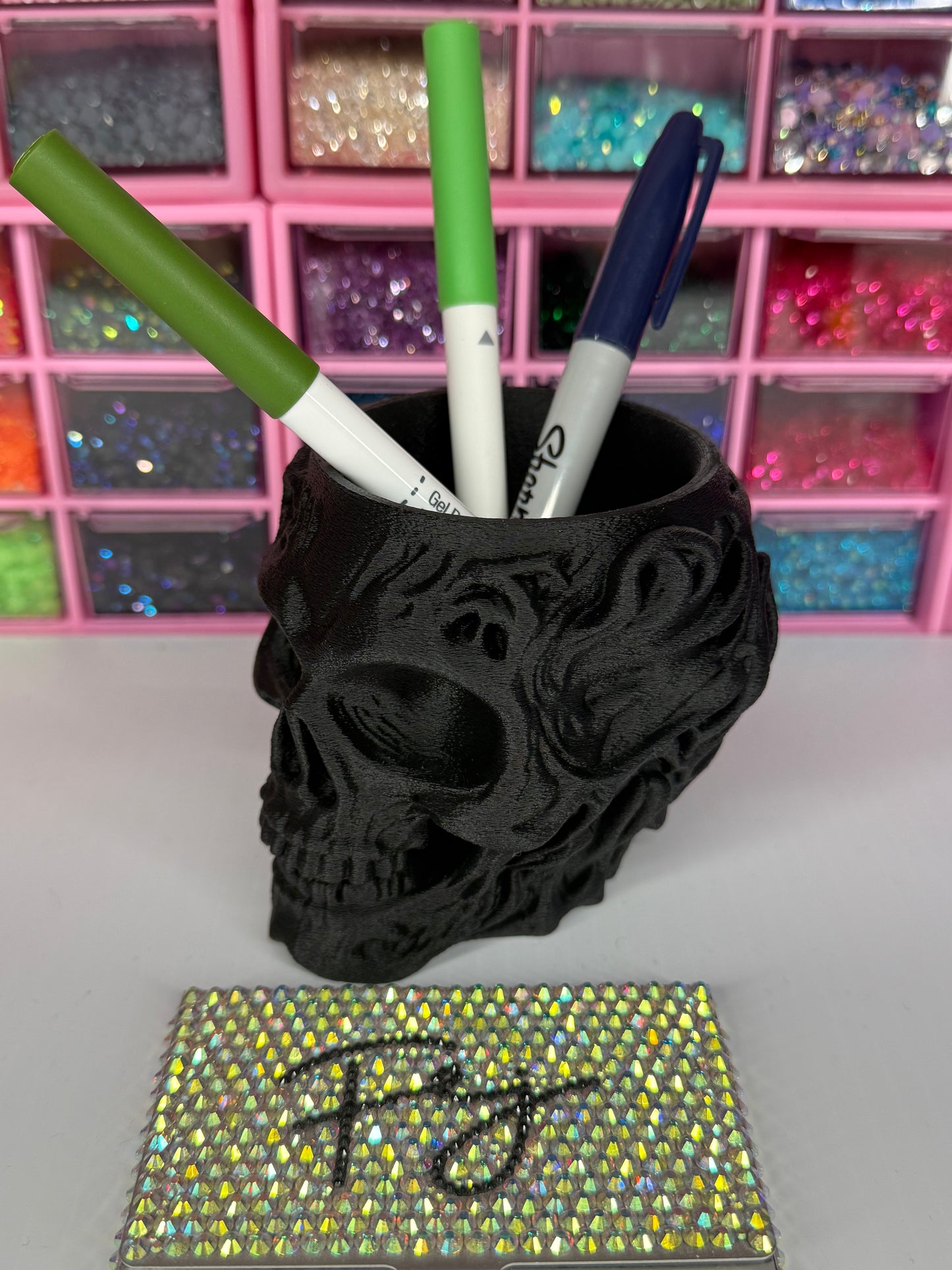 Skull Pen Holder