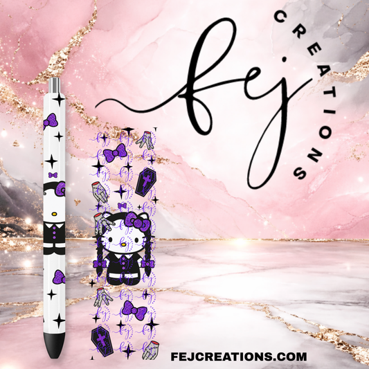Kitty Wednesday Pen Wrap
