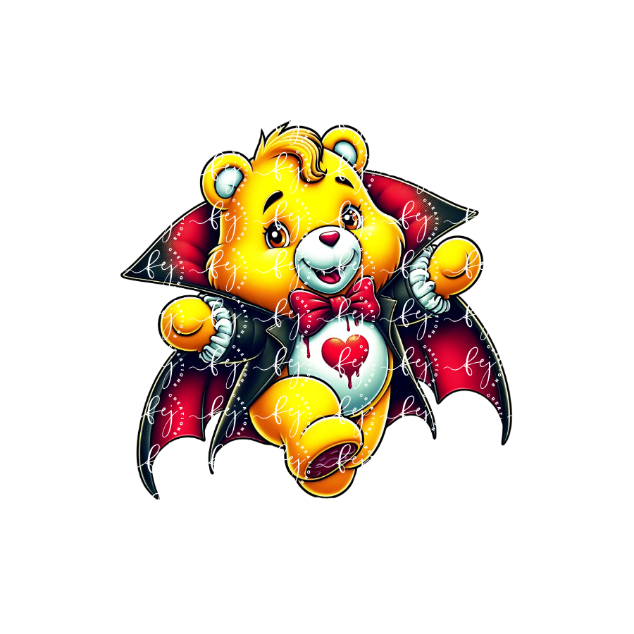 Little Fang Bear UV DTF Decal