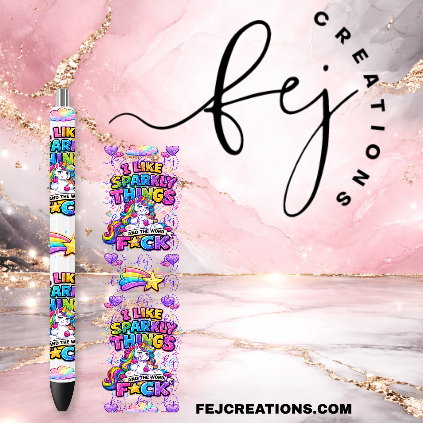Rainbow Kitty Dreams Pen Wrap