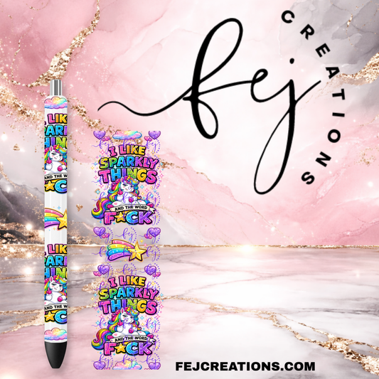 Rainbow Kitty Dreams Pen Wrap