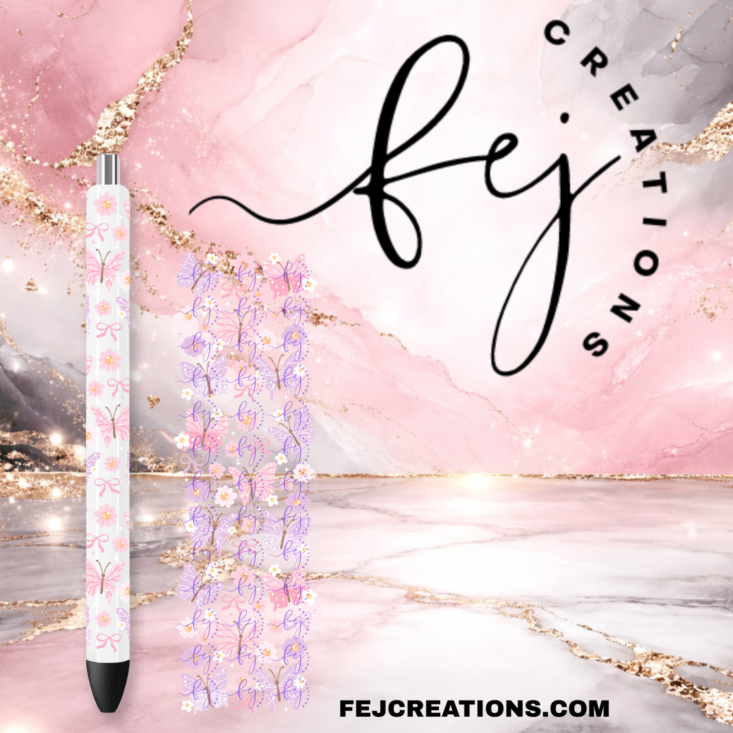 Pasterl Butterfly Bloom Pen Wrap