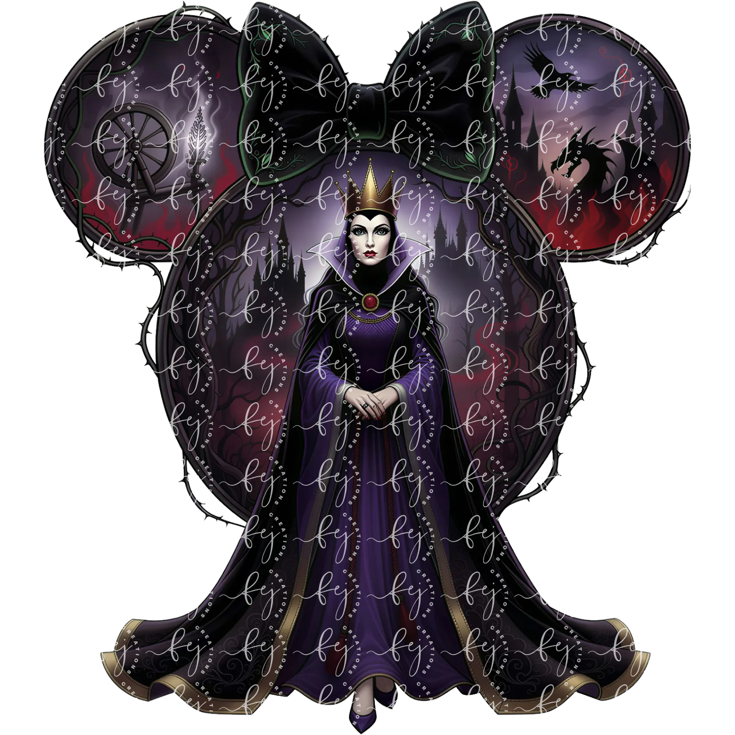 Queens Dark Reign UV DTF Decal