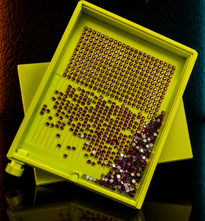 Custom Rhinestone Tray Lid UV DTF Decal
