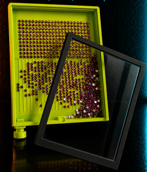 Custom Rhinestone Tray Lid UV DTF Decal
