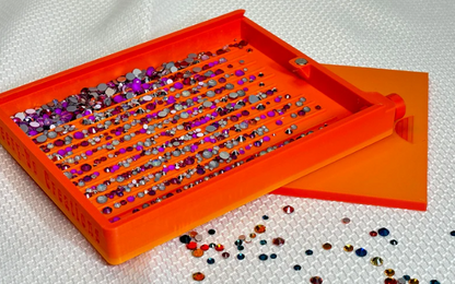 Custom Rhinestone Tray Lid UV DTF Decal