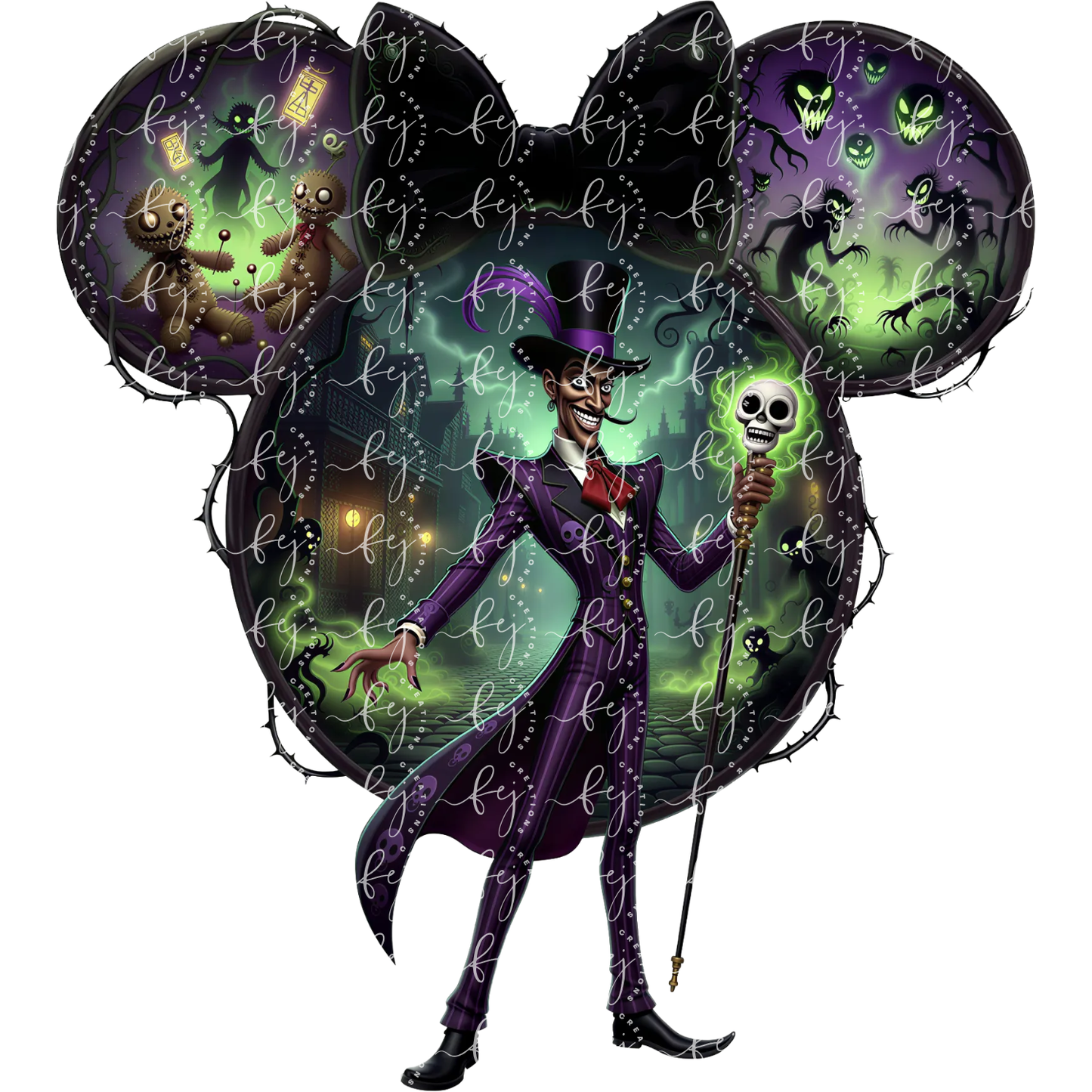 Shadow Carnival UV DTF Decal