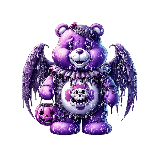 Shadow Wings Bear UV DTF Decal