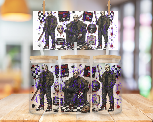 Slasher Camp 16oz UV DTF Cup Wrap