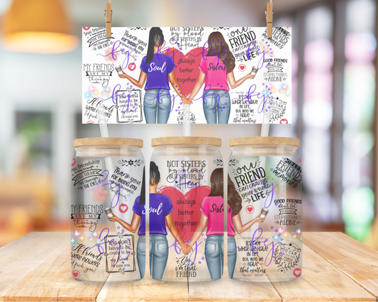 Soul Sisters 16oz UV DTF Cup Wrap