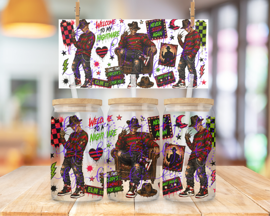 Sweet Dreams Never 16oz UV DTF Cup Wrap
