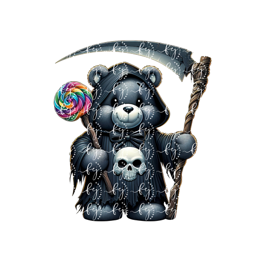 Sweet Soul Collector Bear UV DTF Decal
