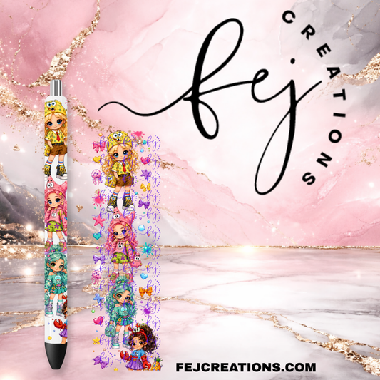 Under The Sea Style Squad Pen Wrap