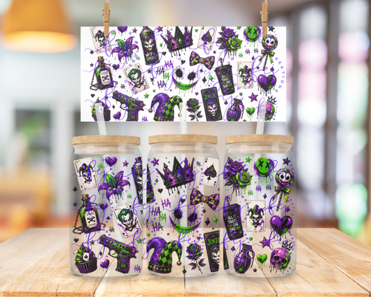 Why So Twisted 16oz UV DTF Cup Wrap