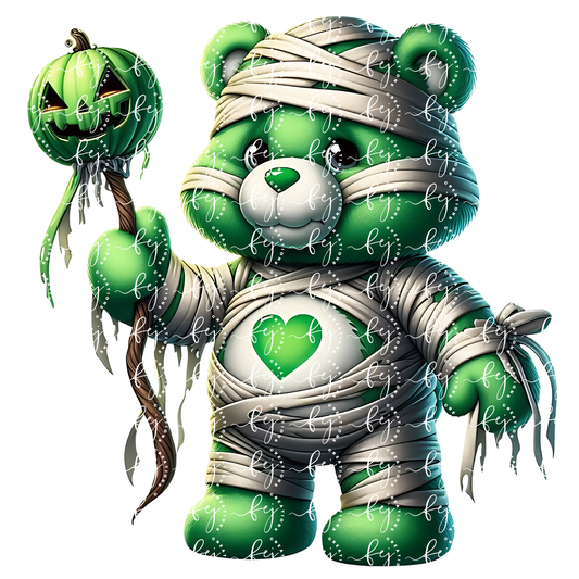 Wrapped in Whimsy Bear UV DTF Decal