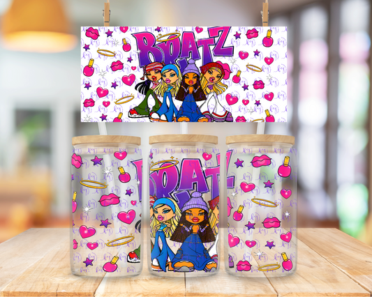 Y2K Glam Squad 16oz UV DTF Cup Wrap
